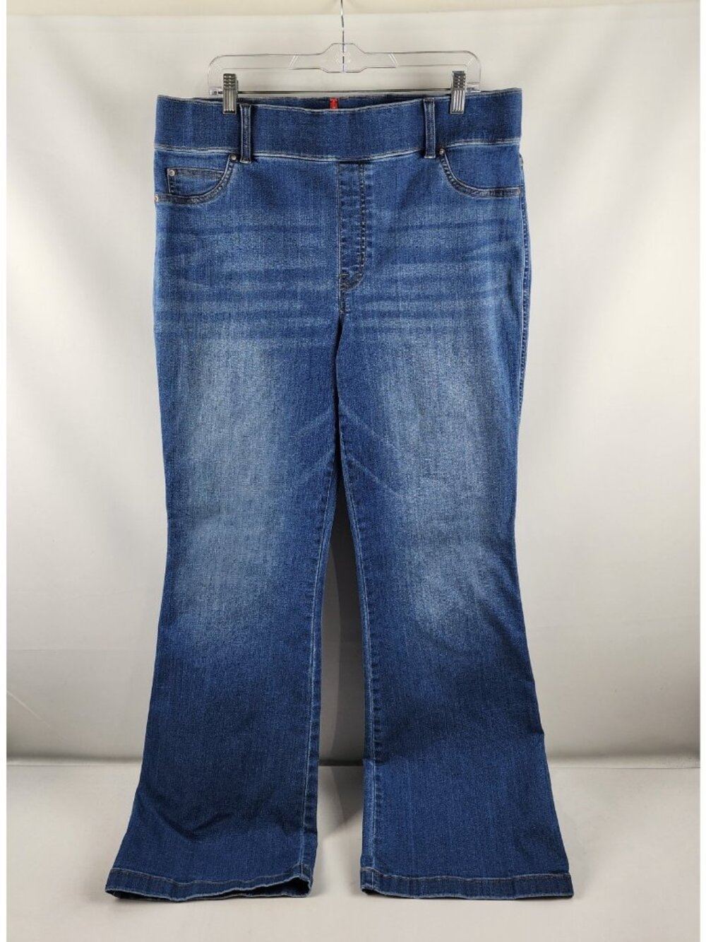 Spanx Jeans Womens 2X Indigo Blue Flare Denim (38x33) 20456R